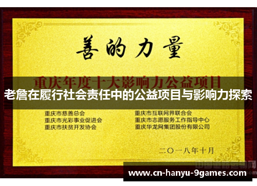 老詹在履行社会责任中的公益项目与影响力探索